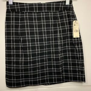 GARAGE PLAID SKIRT